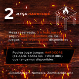 Arriendo de mesa: HARDCORE