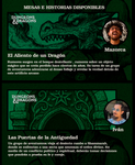 EVENTO DE ROL: COMEDIANTES Y DRAGONES 11VA VERSIÓN
